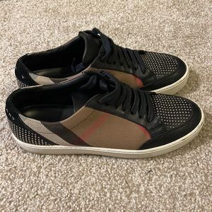 Burberry womens stud sneakers size eu8/us8 womens!